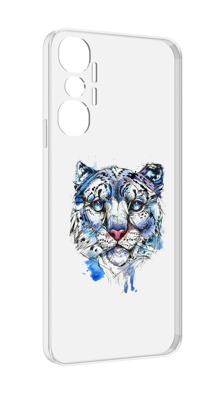 

Чехол MyPads водяной тигр для Infinix Hot 20 4G, Прозрачный, Tocco