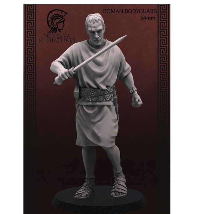 

SOR5401 Декоративная фигурка из пластика Roman Bodyguard 54 mm