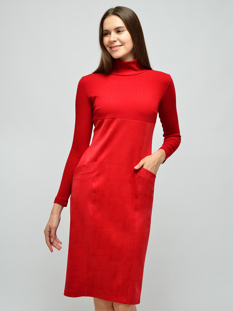 

Платье женское 1001dress VI00018RD красное 48, VI00018