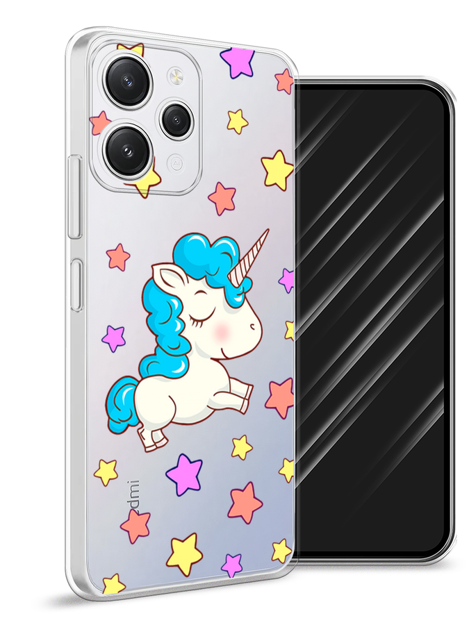 

Чехол Awog на Xiaomi Redmi 12 "Звездный единорог", Голубой;фиолетовый;желтый, 319250-2