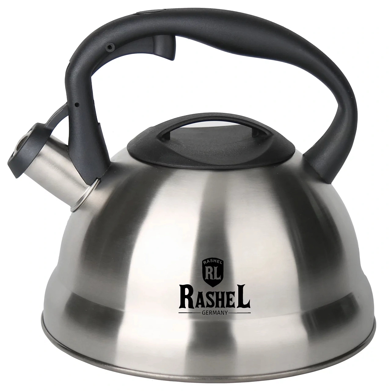 Чайник RASHEL из нержавеющей стали 3,2 л со свистком М-7182