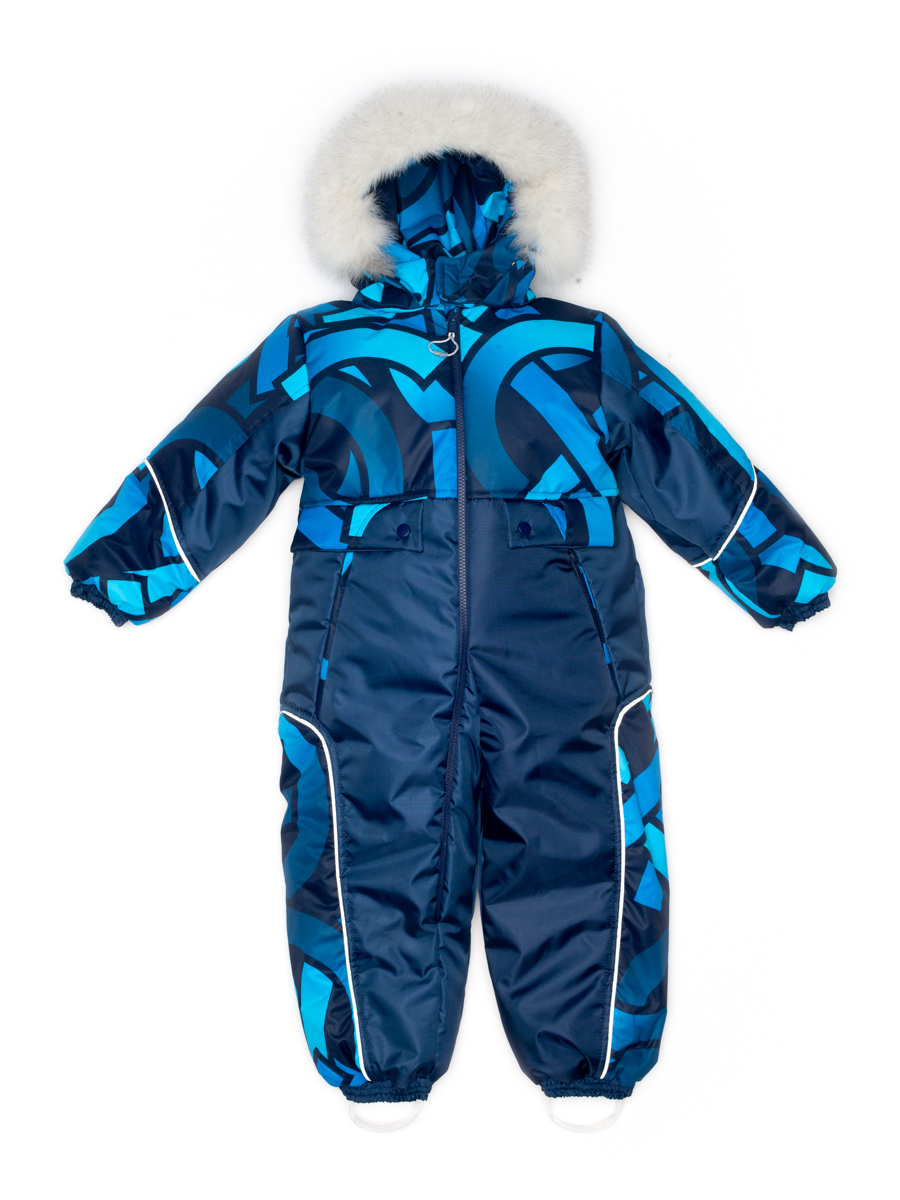 

Комбинезон детский MaLek BaBy 223ШМ/2, геометрия+синий, 92, 223ШМ/2