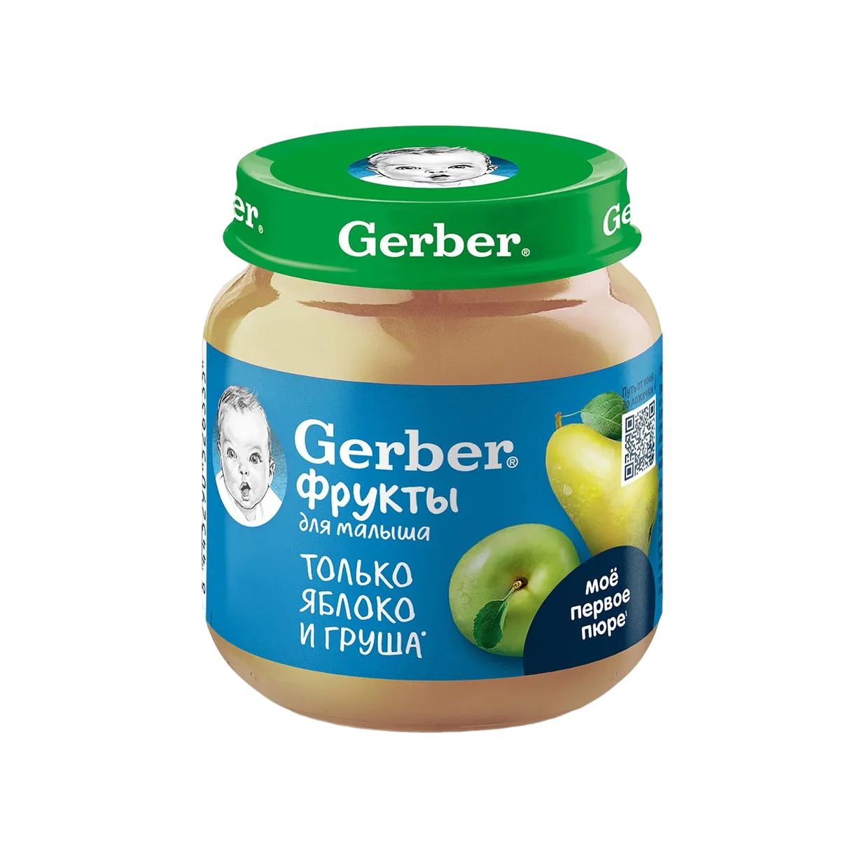 Пюре Gerber яблоко-груша с 5 месяцев 125 г