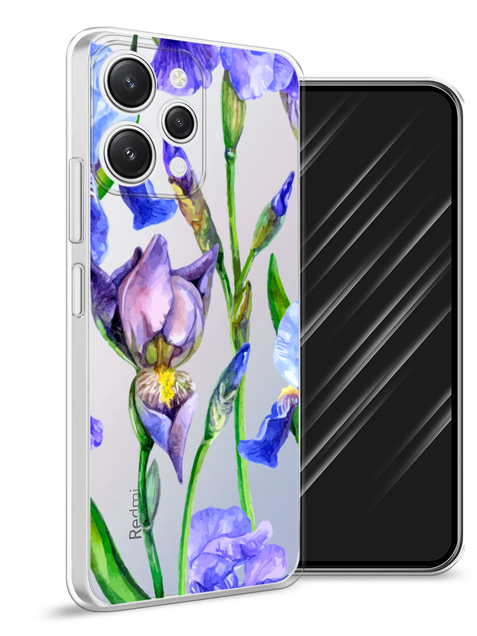 

Чехол Awog на Xiaomi Redmi 12 "Синие ирисы", Фиолетовый;голубой;зеленый, 319250-8