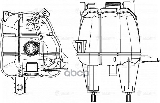 Бачок Расширит. Охл. Жидкости Для А/М Peugeot Boxer/Citroen Jumper (06-) (Без Датчика) (Le