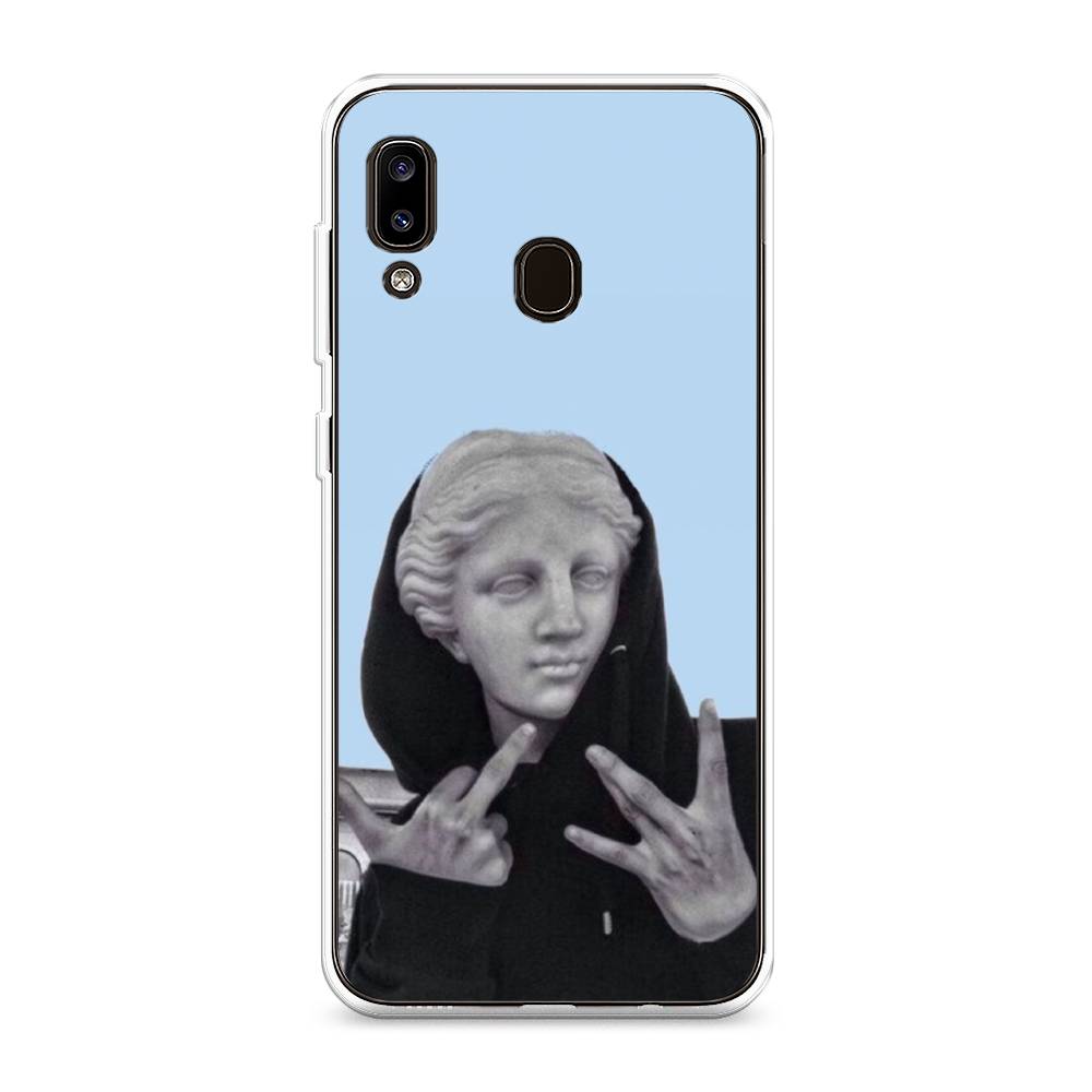 

Чехол Awog на Samsung Galaxy A20/A30 "SWAG статуя", Разноцветный, 27650-9