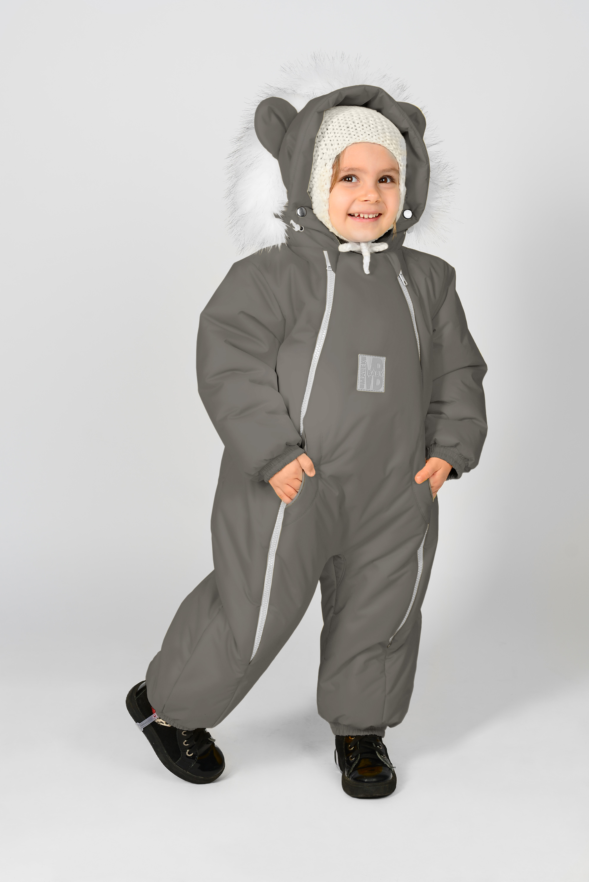 фото Комбинезон детский malek baby 263ш/2, хаки, 80 malek-baby