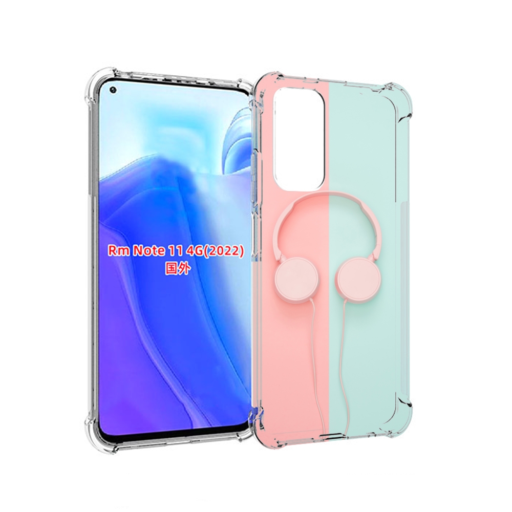 

Чехол MyPads наушники-минимализм для Xiaomi Redmi Note 11 4G ( Глобальная версия ), Tocco