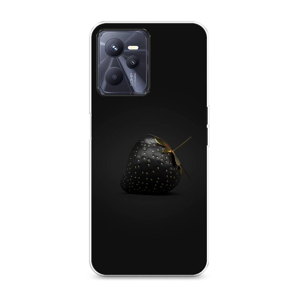 

Чехол Awog на Realme C35 "Черная клубника", Разноцветный, 259250-10