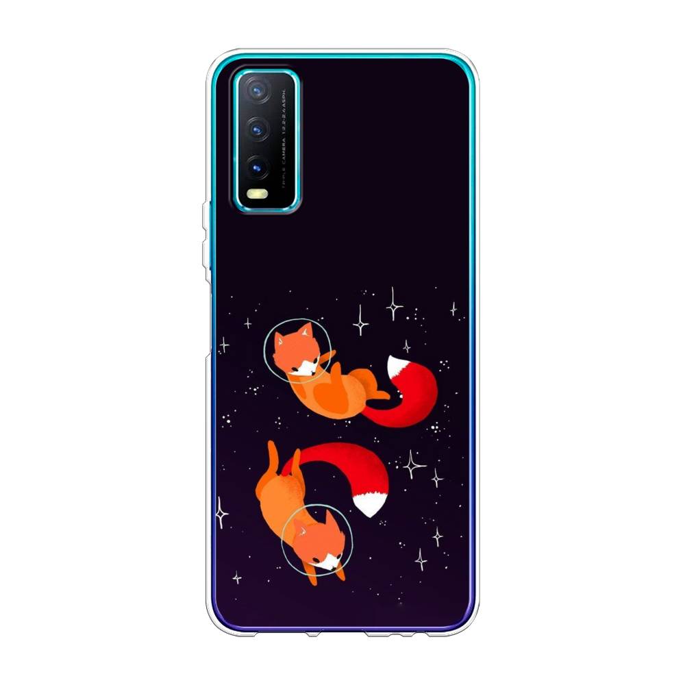 

Чехол Awog на Vivo Y20 "Лисы космонавты", Разноцветный, 263650-4
