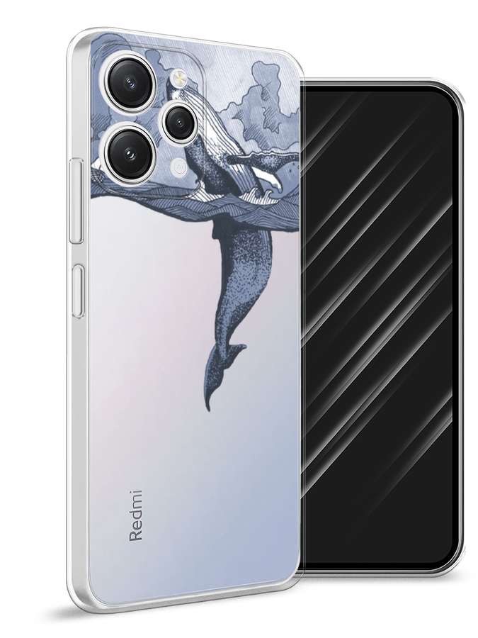 

Чехол Awog на Xiaomi Redmi 12 "Два измерения", Голубой;черный;прозрачный, 319250-7