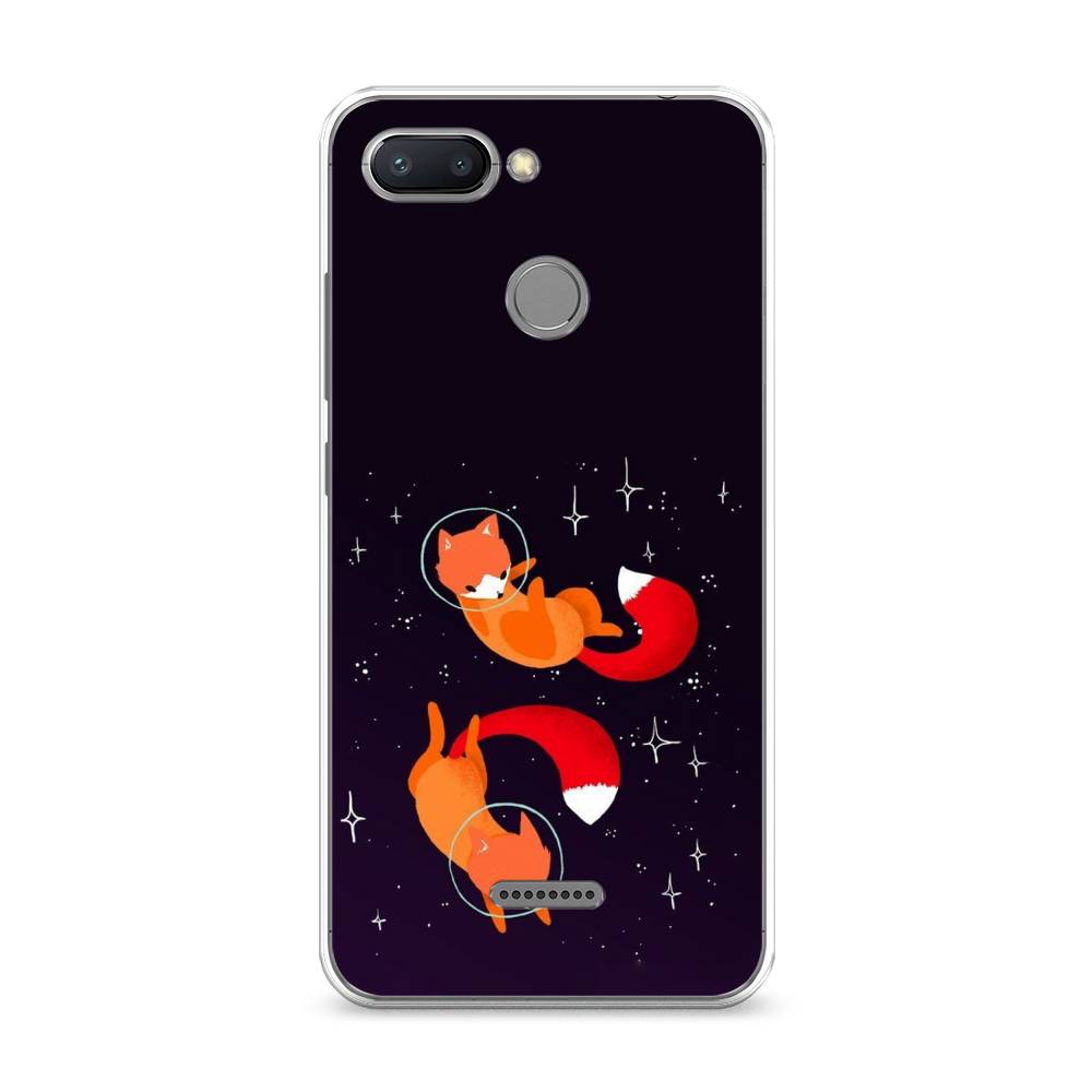 

Чехол Awog на Xiaomi Redmi 6 "Лисы космонавты", Разноцветный, 33850-4