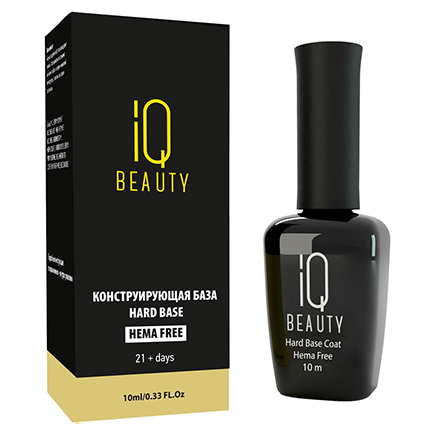 Конструирующая база IQ Beauty Hard Base HEMA FREE, 10 мл