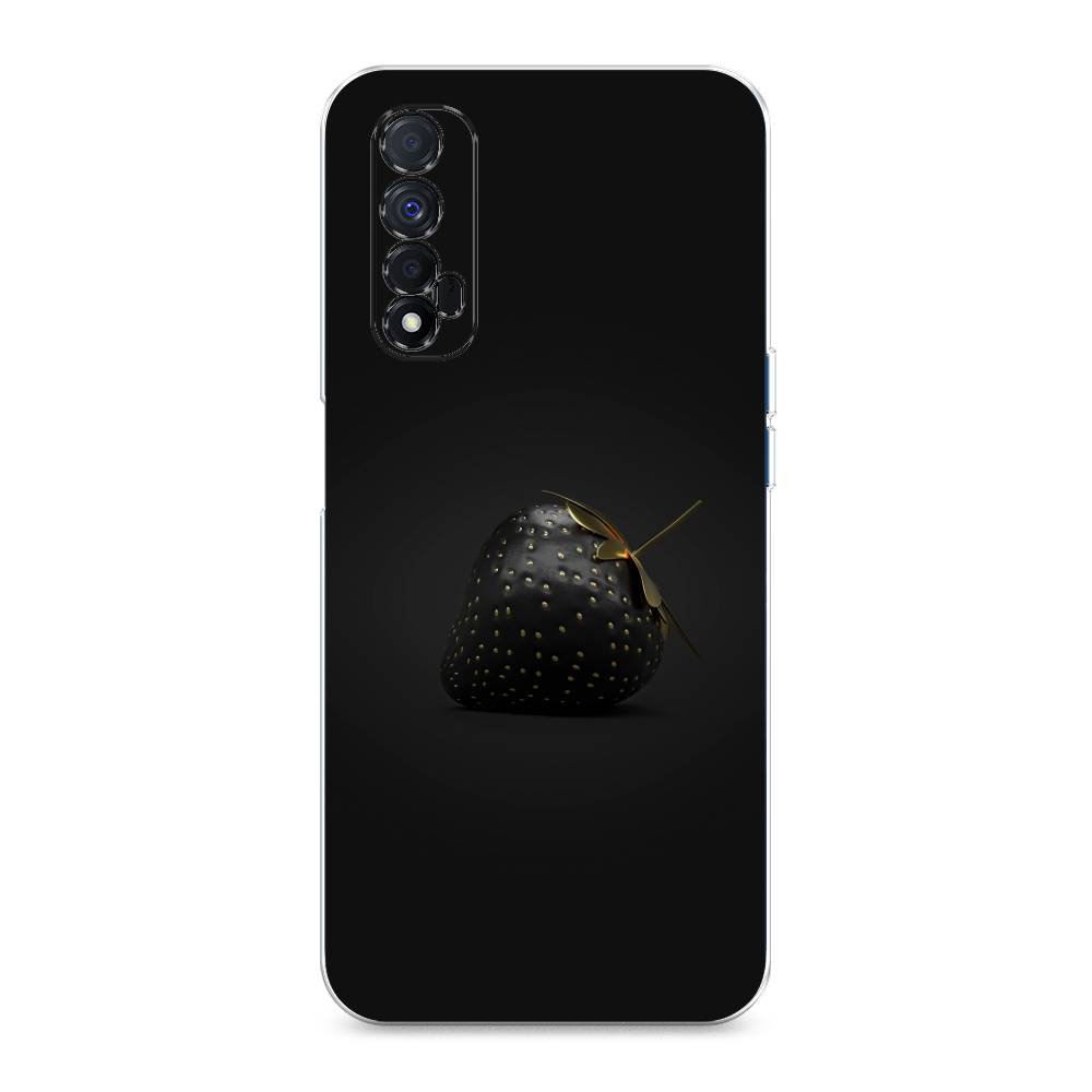 

Чехол Awog на Realme Narzo 30 4G "Черная клубника", Разноцветный, 257650-10