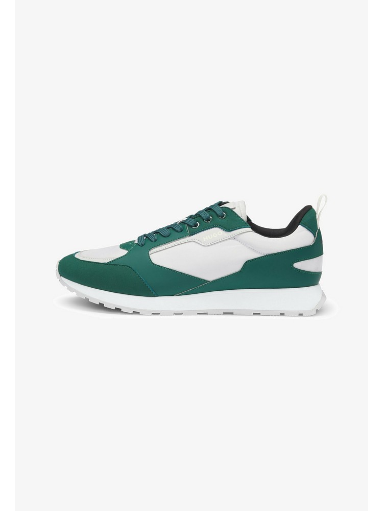 

Кроссовки мужские HUGO BOSS HU712N02Z зеленые 39 EU, Зеленый, HU712N02Z