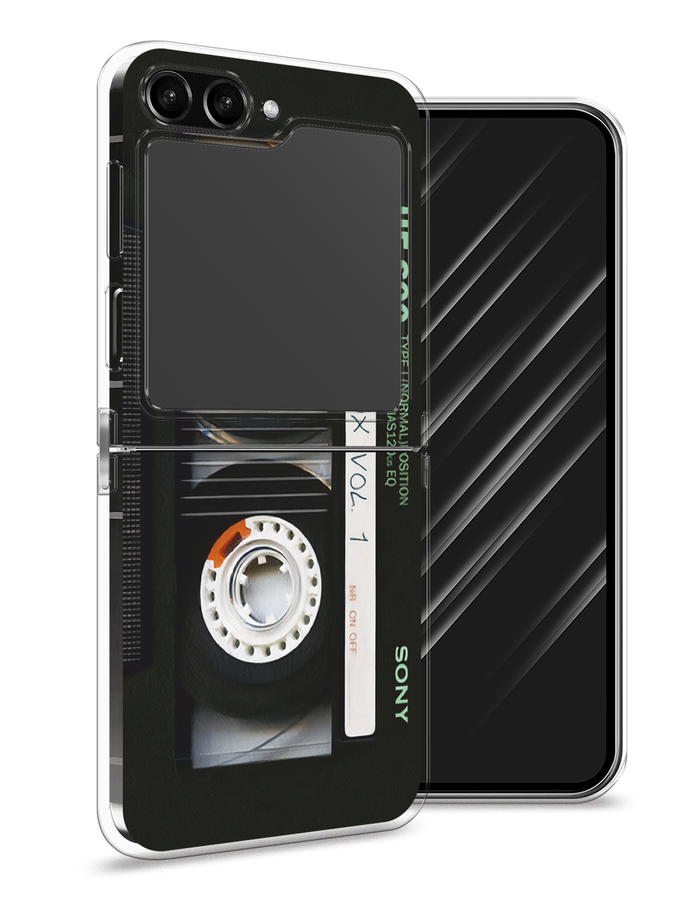 

Чехол Awog на Samsung Galaxy Z Flip 5 "Кассета", Черный, 2108350-10