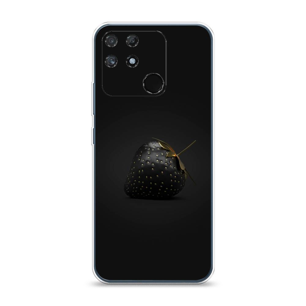 

Чехол Awog на Realme Narzo 50A "Черная клубника", Разноцветный, 258450-10