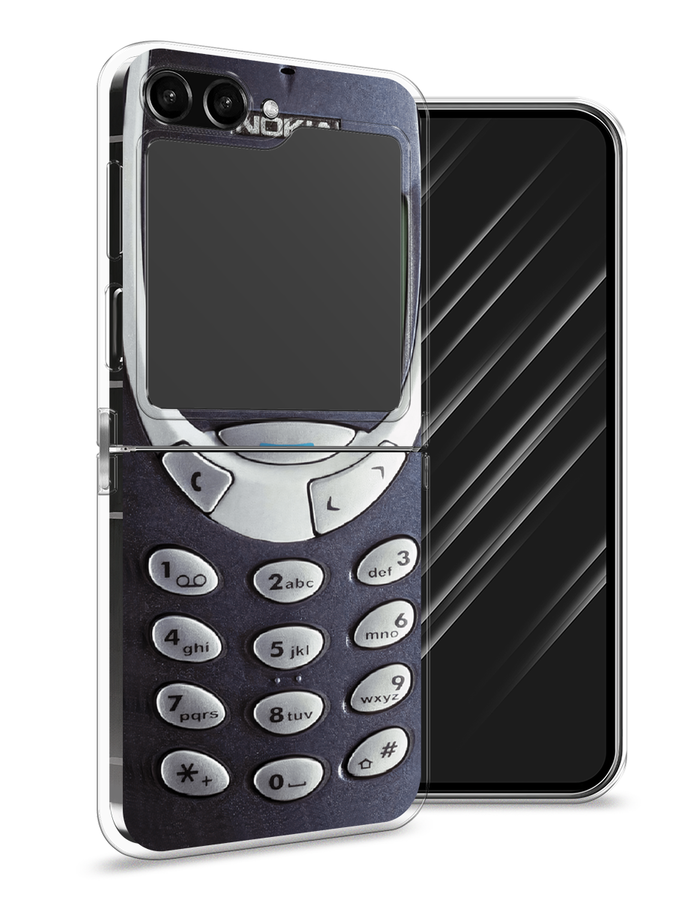 

Чехол Awog на Samsung Galaxy Z Flip 5 "Нокия", Зеленый;серый;черный, 2108350-5