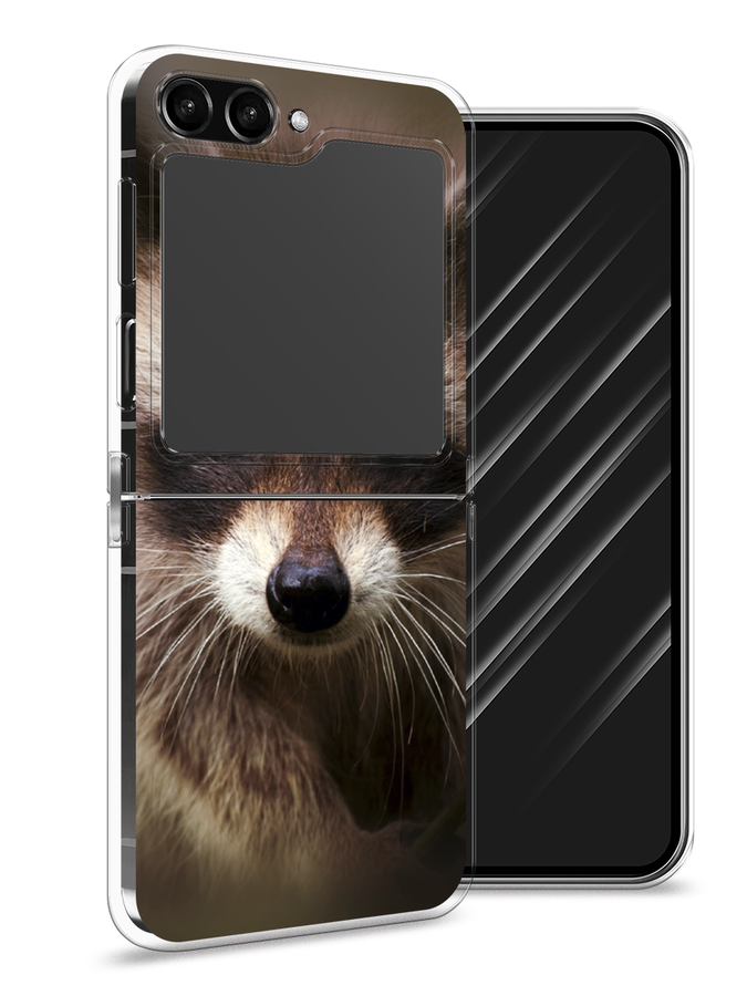 

Чехол Awog на Samsung Galaxy Z Flip 5 "Енот", Коричневый, 2108350-1