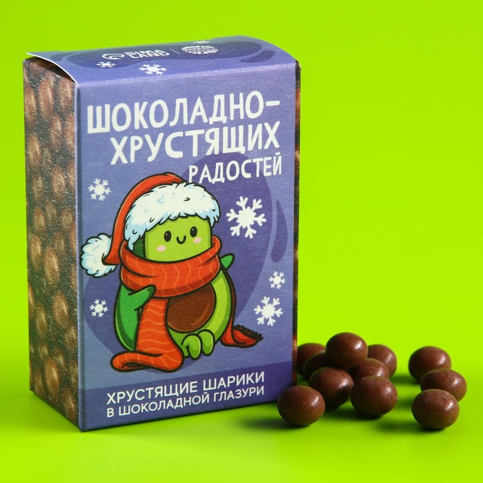 

Шоколадные шарики драже «Радостей» в коробке, 75 г.