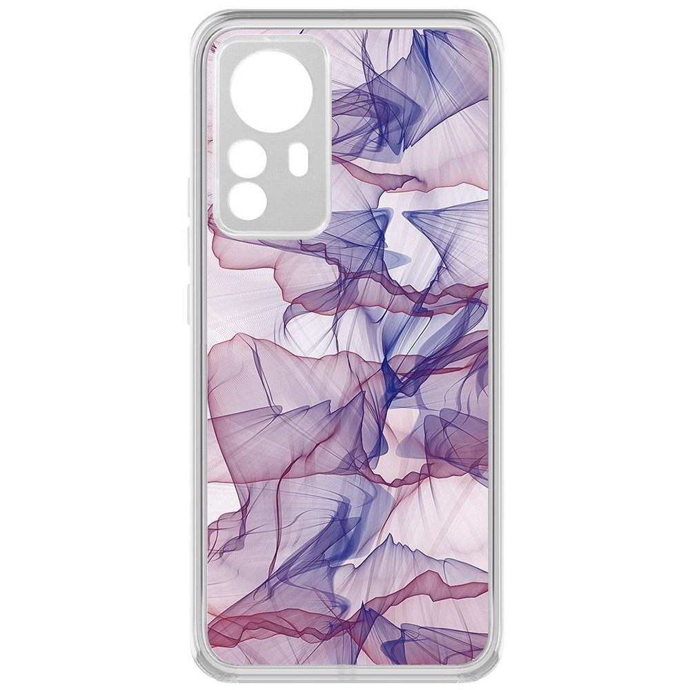 

Чехол-накладка Krutoff Clear Case Абстракт 15 для Xiaomi 12 Pro, Прозрачный