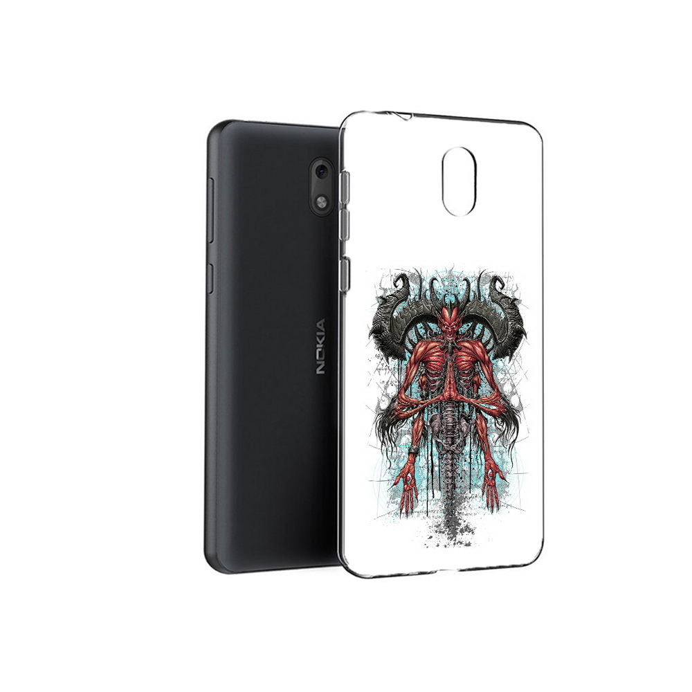 

Чехол MyPads Tocco для Nokia 2.1 дьявол (PT114269.92.340), Прозрачный, Tocco