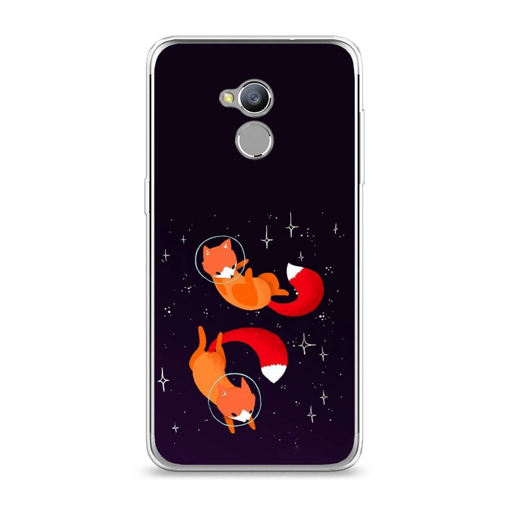 

Чехол Awog на ZTE Blade V7 Lite / ЗТЕ Блэйд V7 Lite "Лисы космонавты", 130450-4