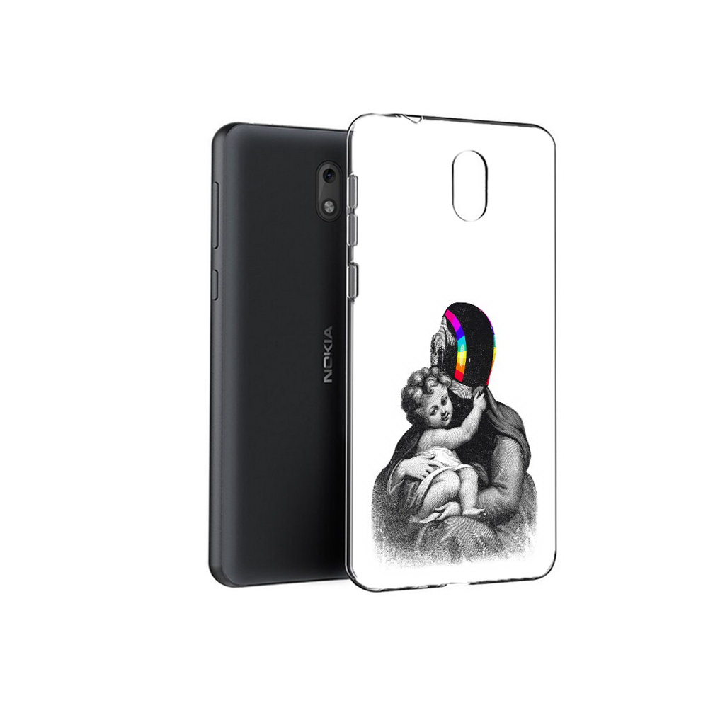 

Чехол MyPads Tocco для Nokia 2.1 защитник в шлеме (PT114269.92.350), Прозрачный, Tocco