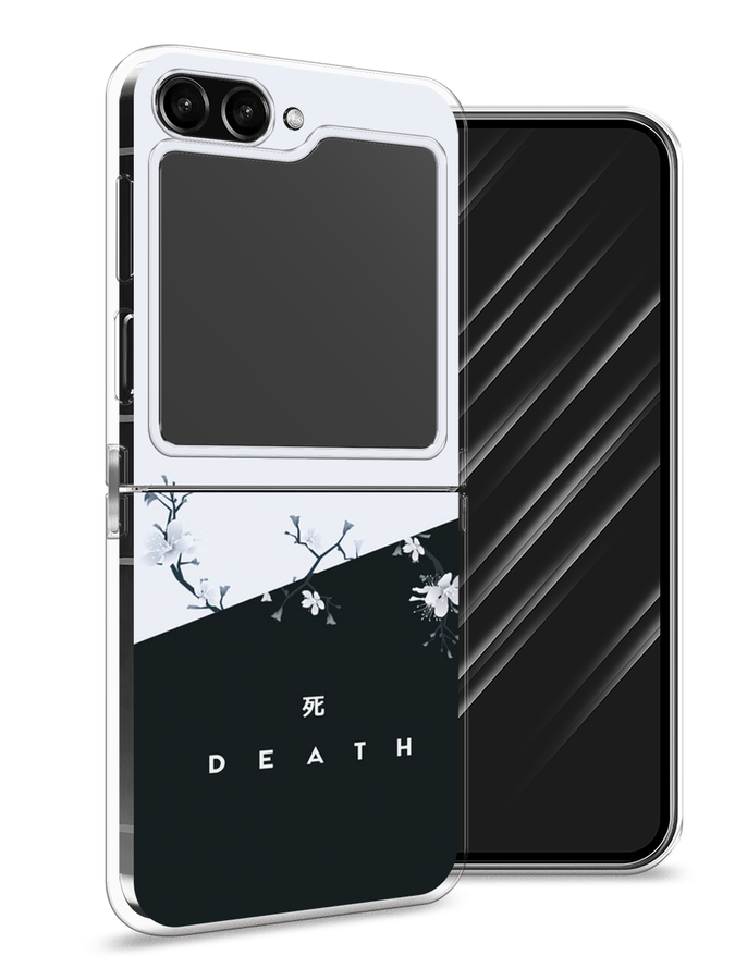 

Чехол Awog на Samsung Galaxy Z Flip 5 "Life and death", Черный;серый, 2108350-7