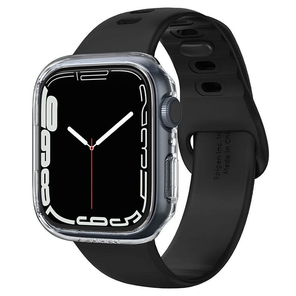 фото Чехол для корпуса spigen thin fit для apple watch 7 41 мм acs04187 прозрачный