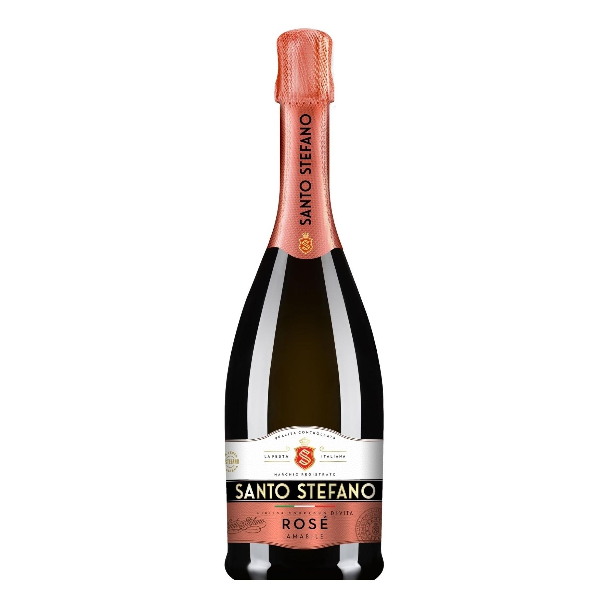 

Винный напиток игристый Santo Stefano Rose розовый полусладкий 750 мл Россия