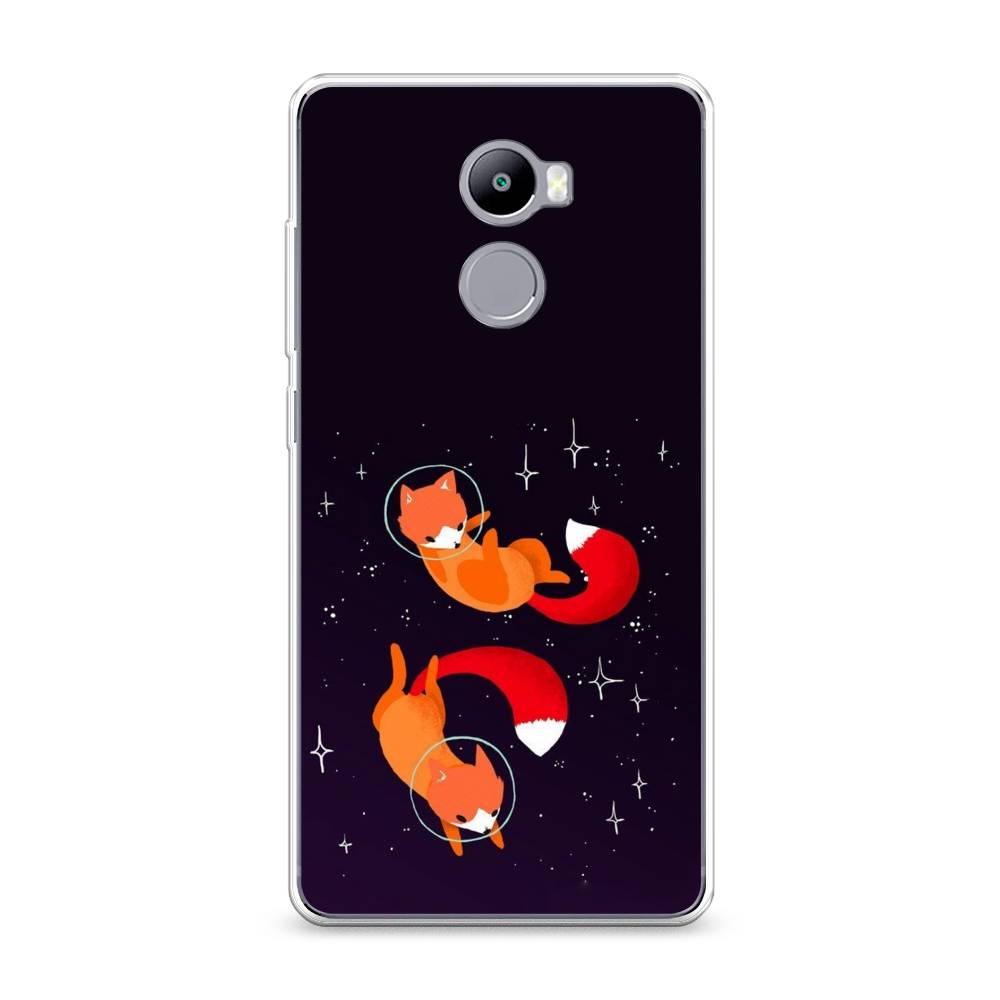 

Чехол Awog на Xiaomi Redmi 4 "Лисы космонавты", Разноцветный, 31150-4