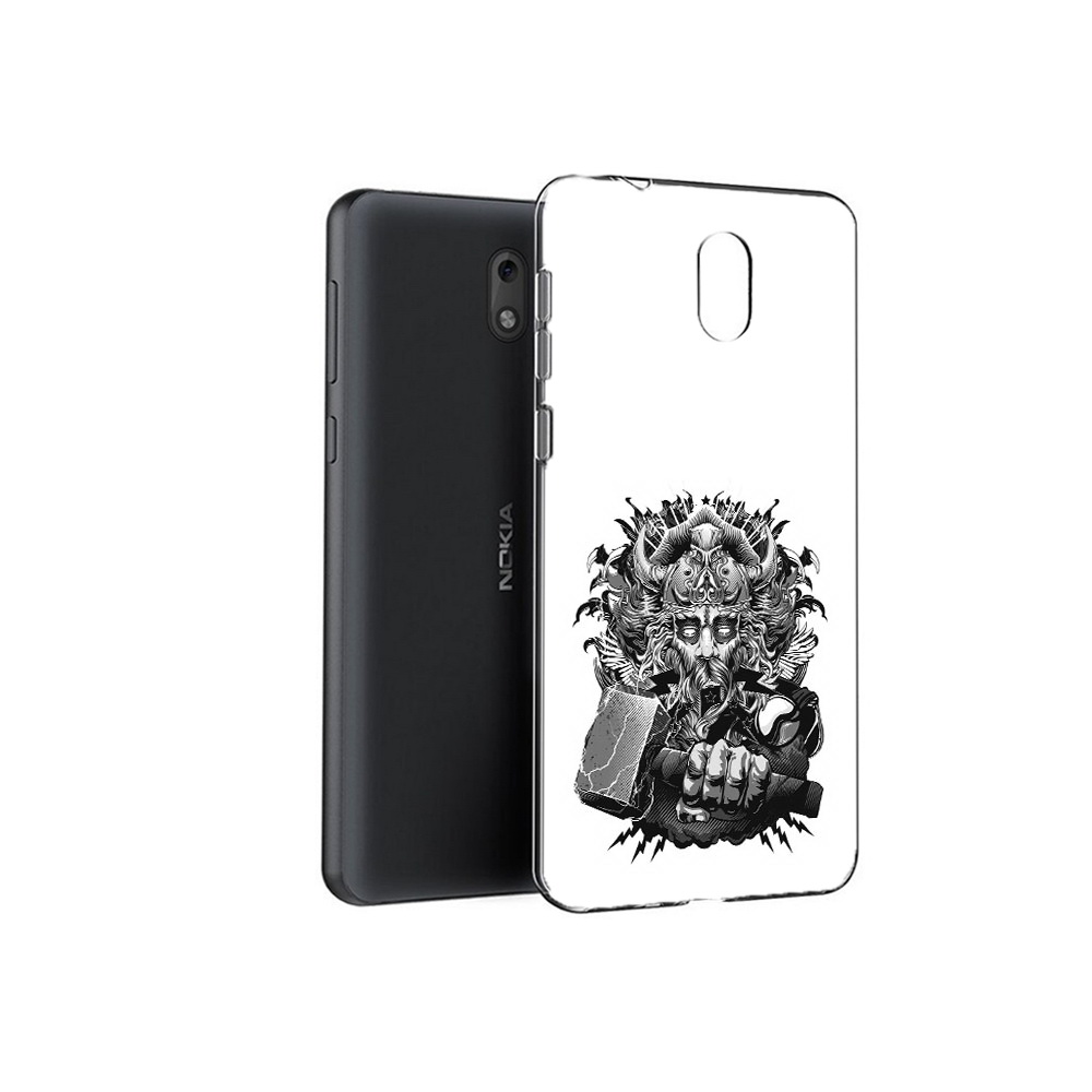 

Чехол MyPads Tocco для Nokia 2.1 злой тор (PT114269.92.363), Прозрачный, Tocco