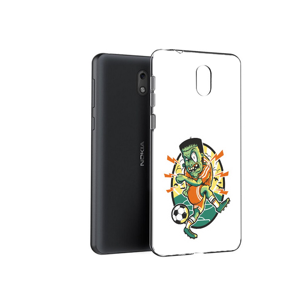 

Чехол MyPads Tocco для Nokia 2.1 зомби футболист (PT114269.92.368), Прозрачный, Tocco