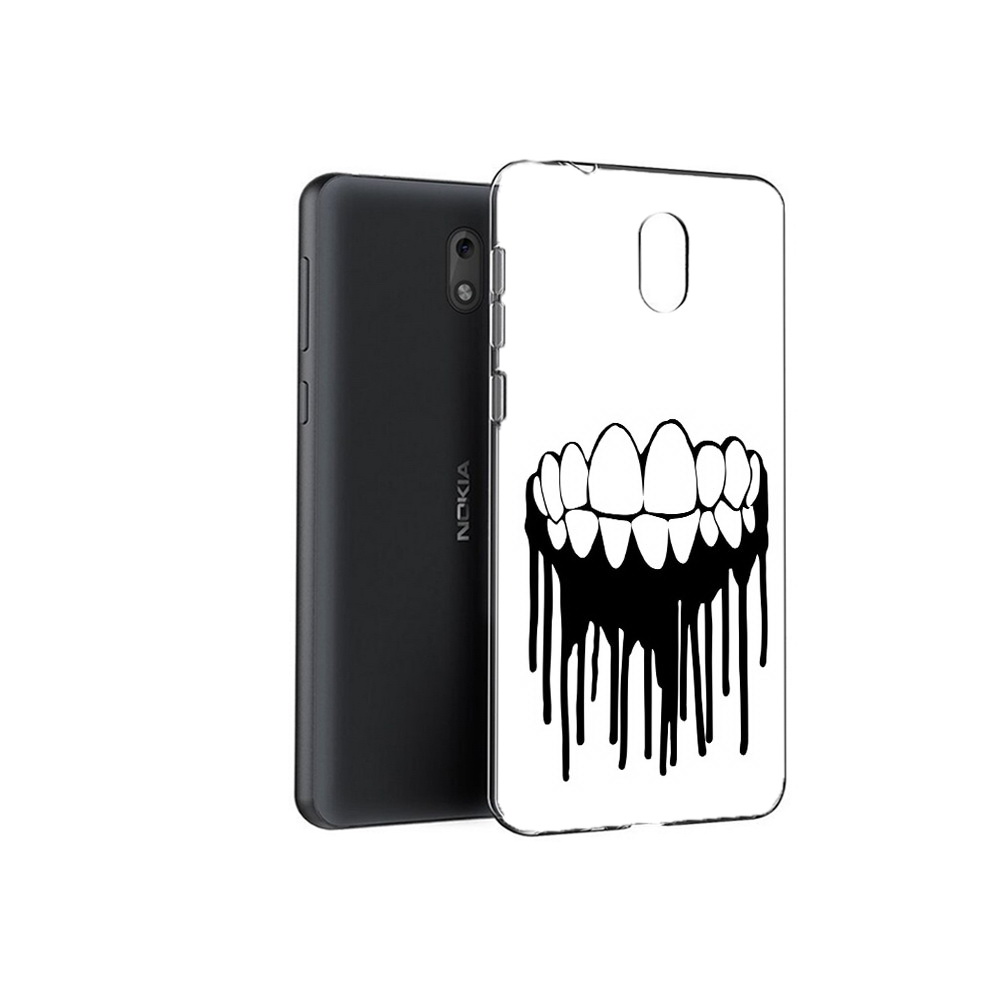 

Чехол MyPads Tocco для Nokia 2.1 зубы (PT114269.92.372), Прозрачный, Tocco