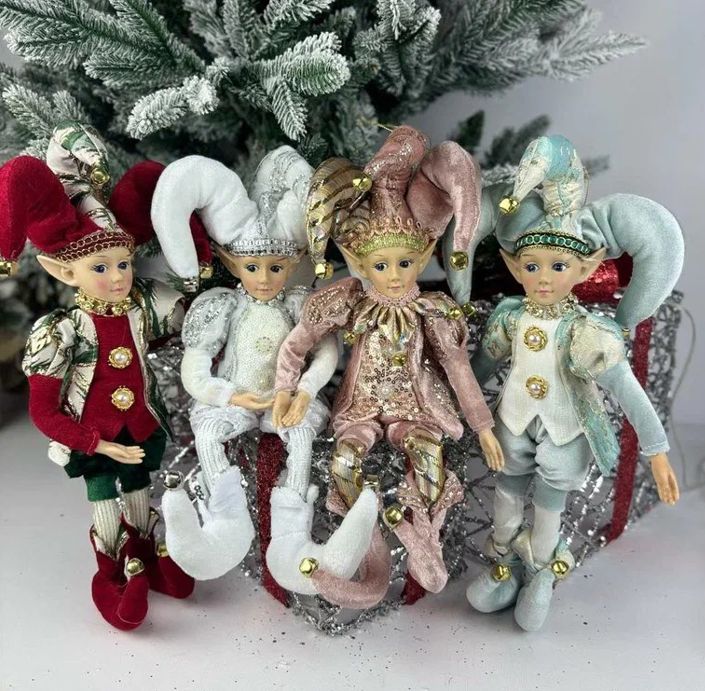 

Эльф Merry Christmas 18583-1 4 шт, Разноцветный