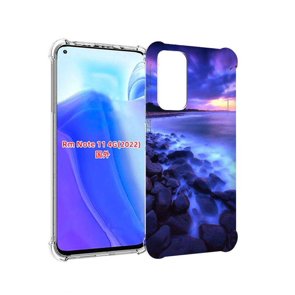 

Чехол MyPads неоновый берег для Xiaomi Redmi Note 11 4G ( Глобальная версия ), Tocco