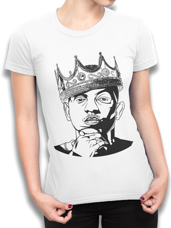 

Футболка женская Dream Shirts Kendrick Lamar - Кендрик Ламар Женская 50007001 белая XS, Kendrick Lamar - Кендрик Ламар Женская 50007001