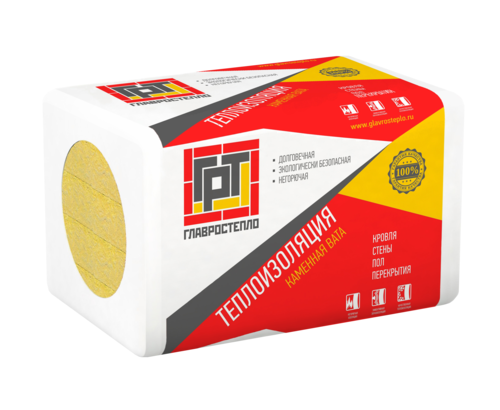 

Теплоизоляция Эковер ГлавРосТепло Лайт 2 50*600*1000/12 пл. (25 кг/м3) 1уп=0,36м3, 7,2 м2