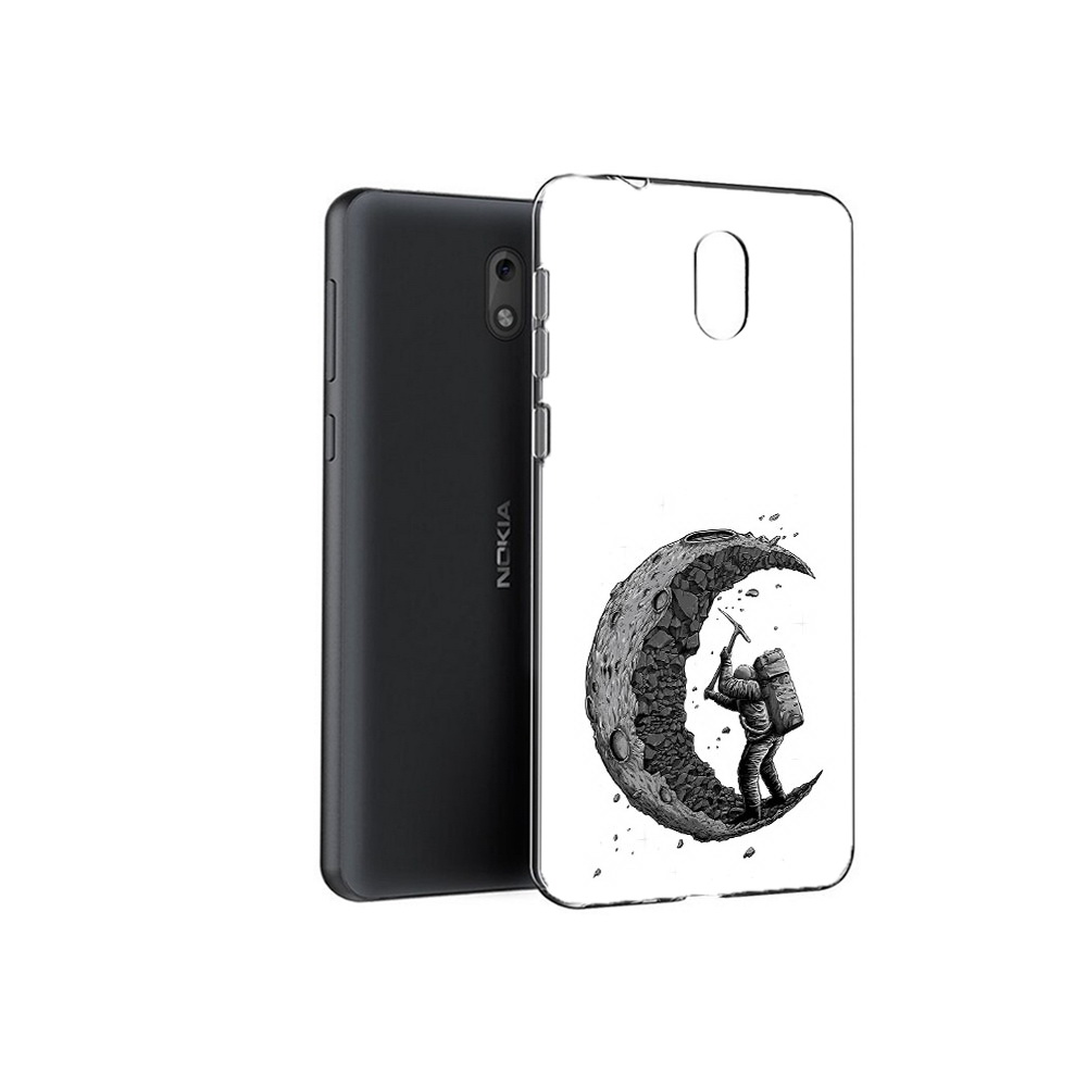 

Чехол MyPads Tocco для Nokia 2.1 камненная луна (PT114269.92.384), Прозрачный, Tocco