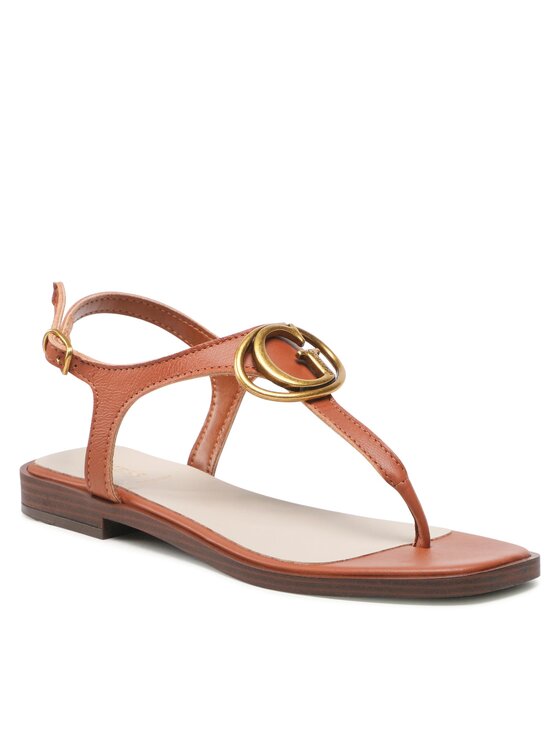

Шлепанцы Miry Made In Italy FL6MRY LEA21 Guess Коричневый 38 EU, Miry Made In Italy FL6MRY LEA21