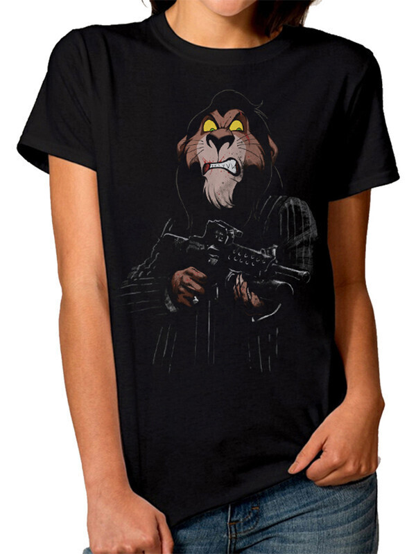 

Футболка женская Dream Shirts Шрам - Король Лев Женская 50007021 черная M, "Шрам - Король Лев" Женская 50007021