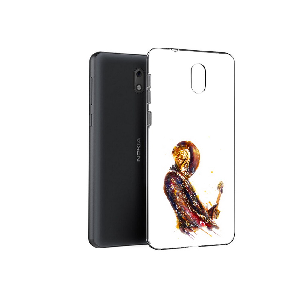 

Чехол MyPads Tocco для Nokia 2.1 космо-музыкант (PT114269.92.393), Прозрачный, Tocco
