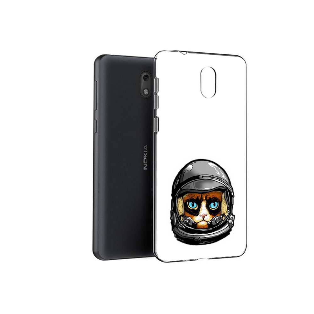

Чехол MyPads Tocco для Nokia 2.1 кот космонавт (PT114269.92.400), Прозрачный, Tocco