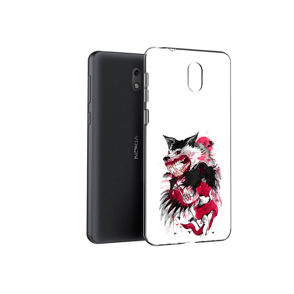 

Чехол MyPads Tocco для Nokia 2.1 красная шапочка (PT114269.92.410), Прозрачный, Tocco