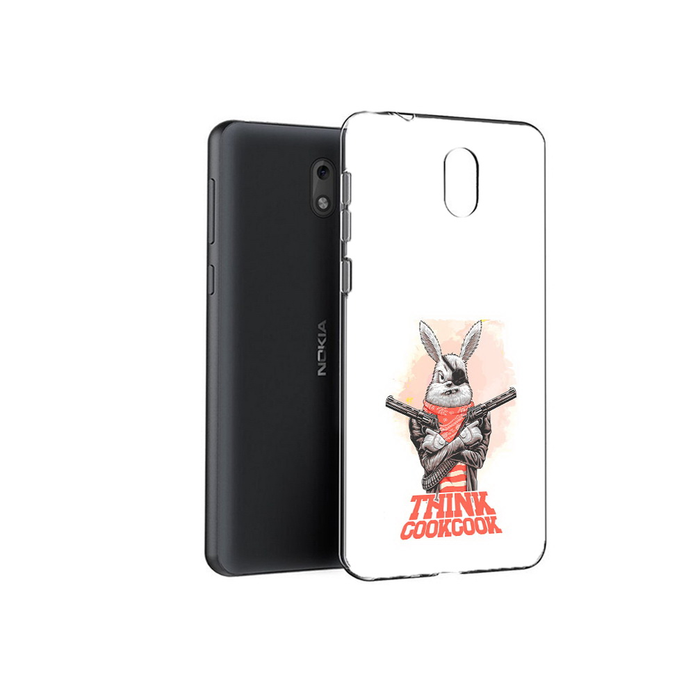 

Чехол MyPads Tocco для Nokia 2.1 кролик пират (PT114269.92.419), Прозрачный, Tocco