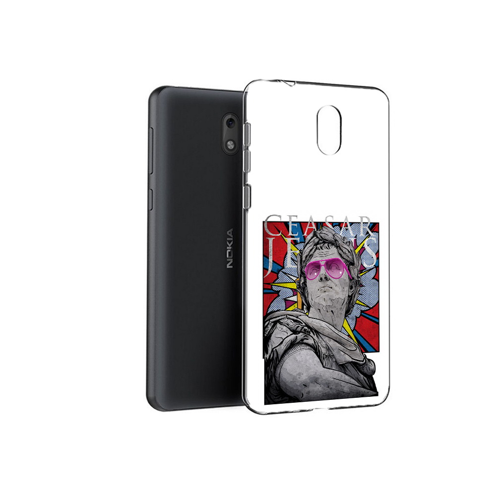 

Чехол MyPads Tocco для Nokia 2.1 крутая статуя свободы (PT114269.92.423), Прозрачный, Tocco