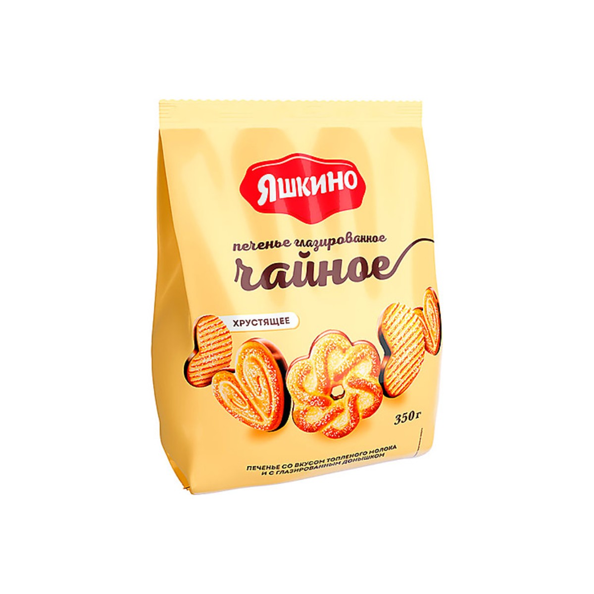 

Печенье Яшкино глазированное Чайное, 2 шт по 350 г