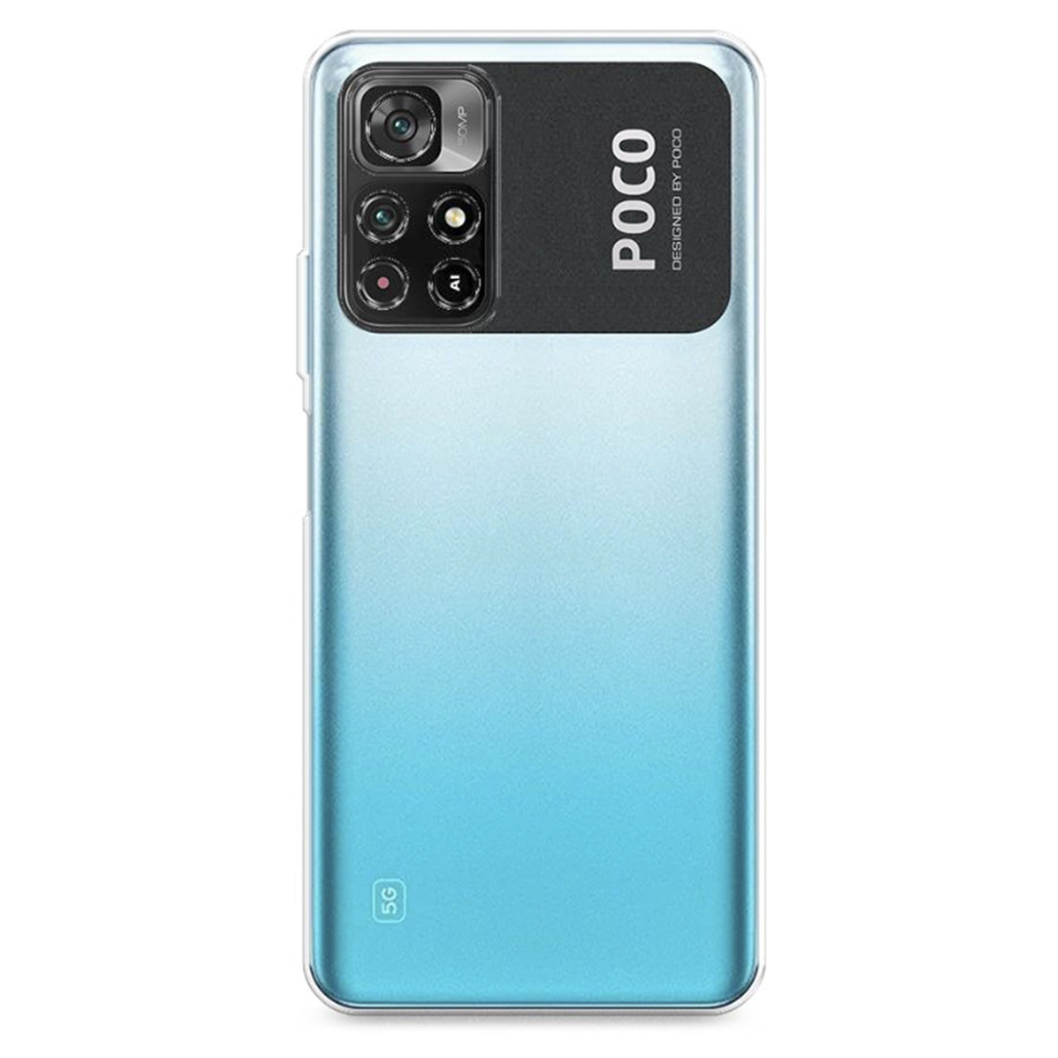 

Чехол силиконовый для Poco M4 Pro (5G), Xiaomi Note 11 (5G), X-case, прозрачный