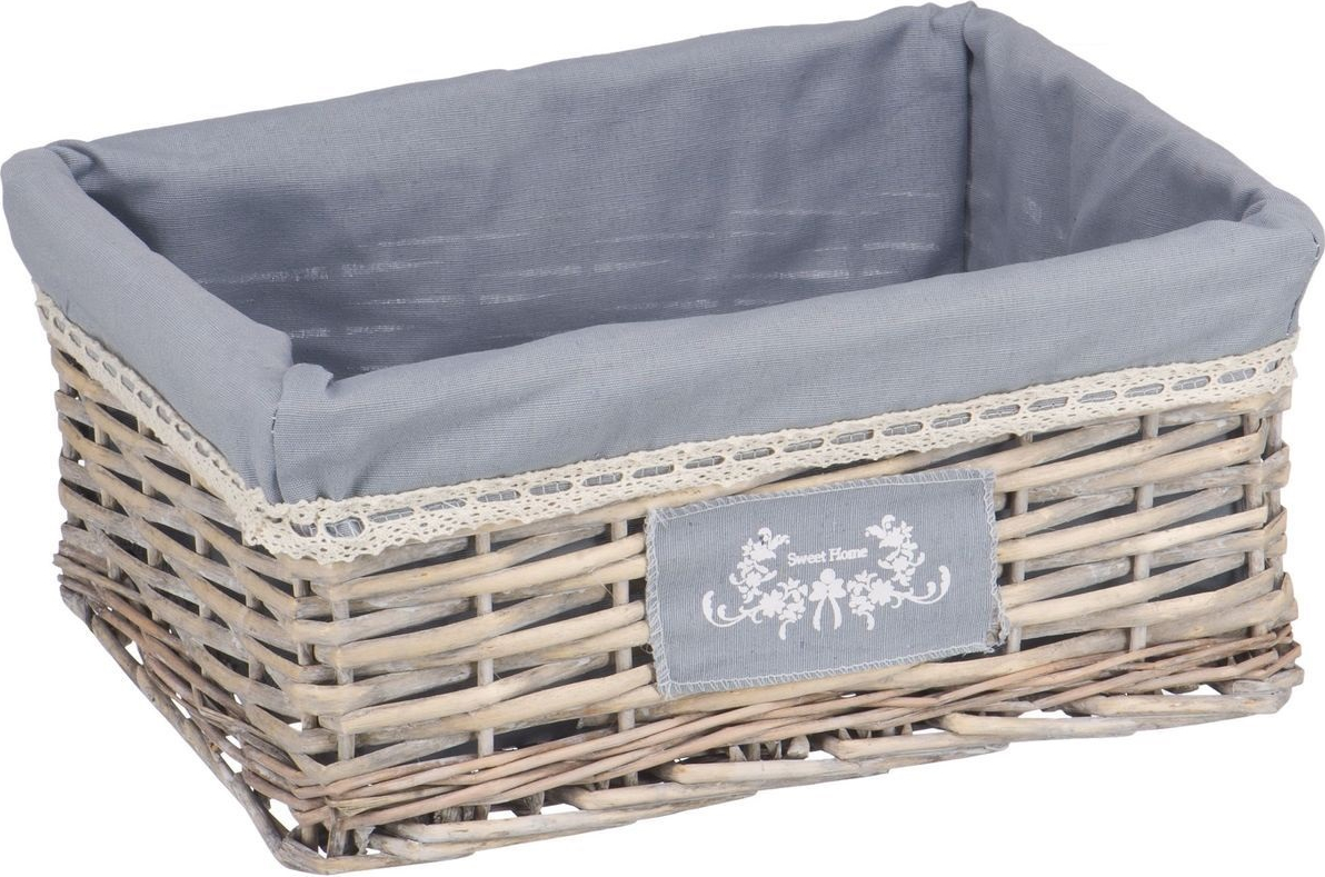 Корзина Natural House для белья Лен 28х19х13 см 1 шт 2990₽